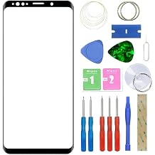 Screen Replacement Front Glass Repair Kit Genuine for Samsung Galaxy S9 Plus S9+ G965F No Touch and LCD Display Black