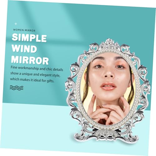 Espejo para maquillaje clásico Magiclulu de 7 pulgadas miniatura 7