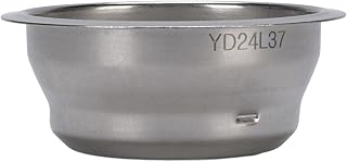 Jeffergarden 51 Mm Portafilterkorg Rostfritt Stål, Icke Trycksatt Kaffefilterkorg med Silikonbricka Återanvändbar Ersättning för EC860 ECP3420 EC680M ECP3630 (2 koppar)