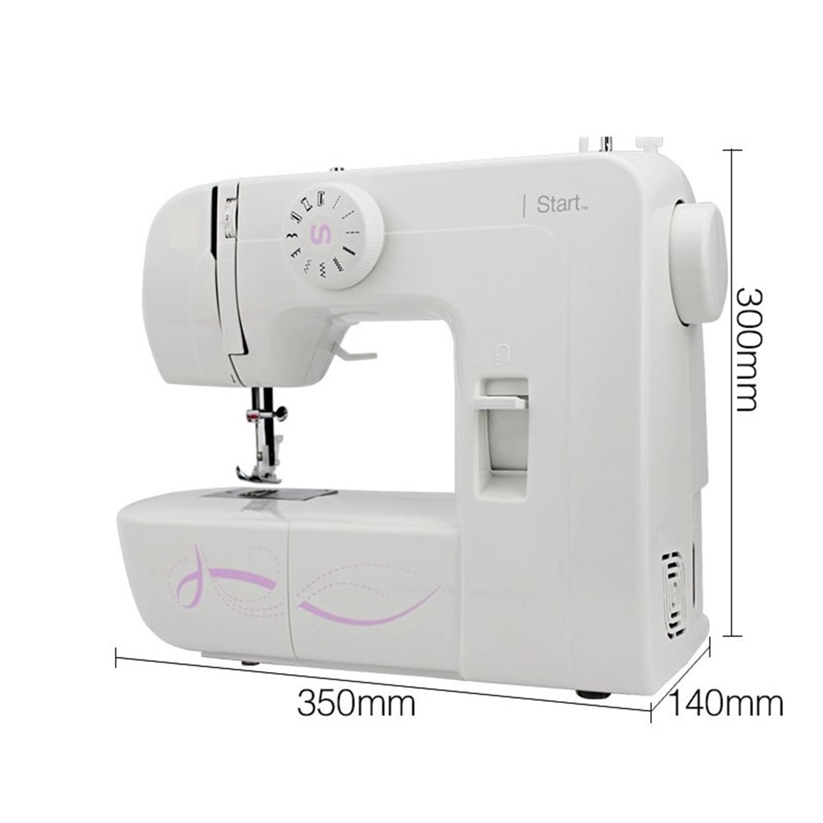 Máquina de Coser doméstica de Escritorio 1306 eléctrica, multifunción, Potente, silenciosa y Estable.