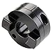 Ruland MOCT51-20-A Oldham Coupling Hub, Clamp Style, Black Anodized Aluminum, 20mm Bore, 50.8mm OD, 59.7mm Length