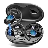 IP7 imperméable et design ergonomique : écouteurs Bluetooth sport avec un poids de seulement 3 g, sont conçus avec une structure incurvée parfaite pour le conduit auditif, conçus de façon ergonomique et équipés d'arceaux oreilles souples et 3 (S/M/L) différentes tailles d'oreille Caps, garantissent un confort tel que vous ne ressentirez pas d'inconfort ou de douleur même pendant des exercices intenses. En outre, les écouteurs sans fil sont équipés d'un nano revêtement IP7 imperméable, résistant à la transpiration et à la pluie.