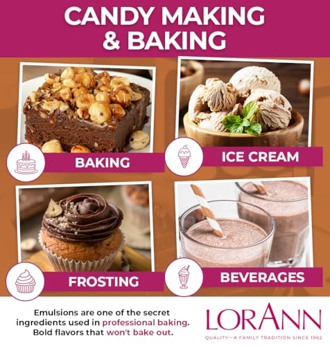Image of LorAnn Oils Hazelnut Emulsion & Flavoring For Baking