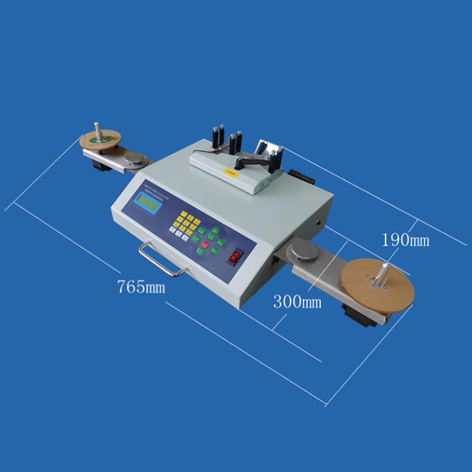 Contatore automatico delle parti, macchina di conteggio elettronica della bobina da 50 W con display LCD e rilevamento delle perdite per l'elaborazione meccanica di precisione