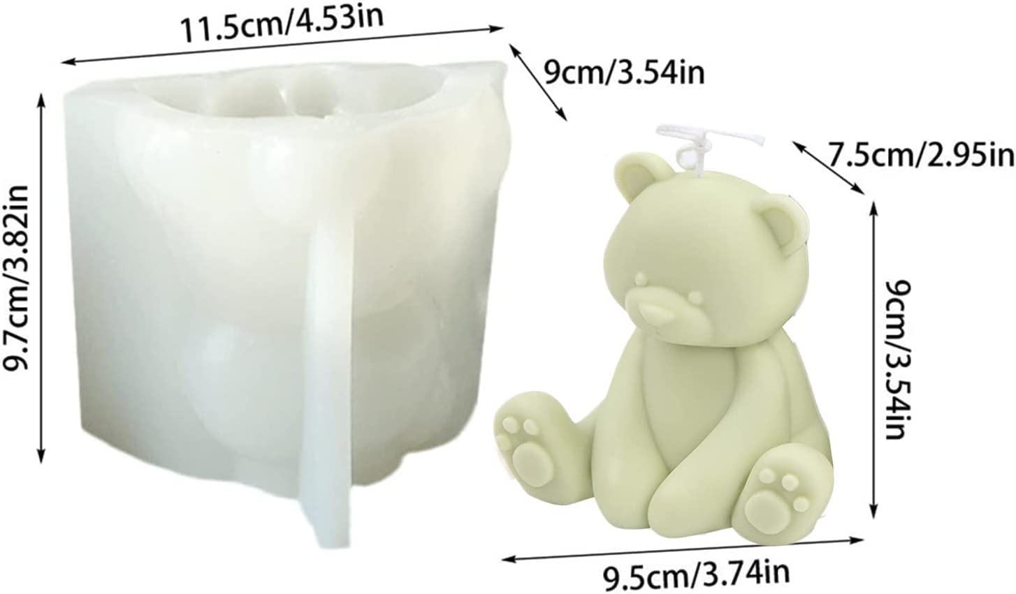 Stampo In Silicone 3D A Forma Di Osso Per Candele, Cioccolato, Torte - Fai Da Te