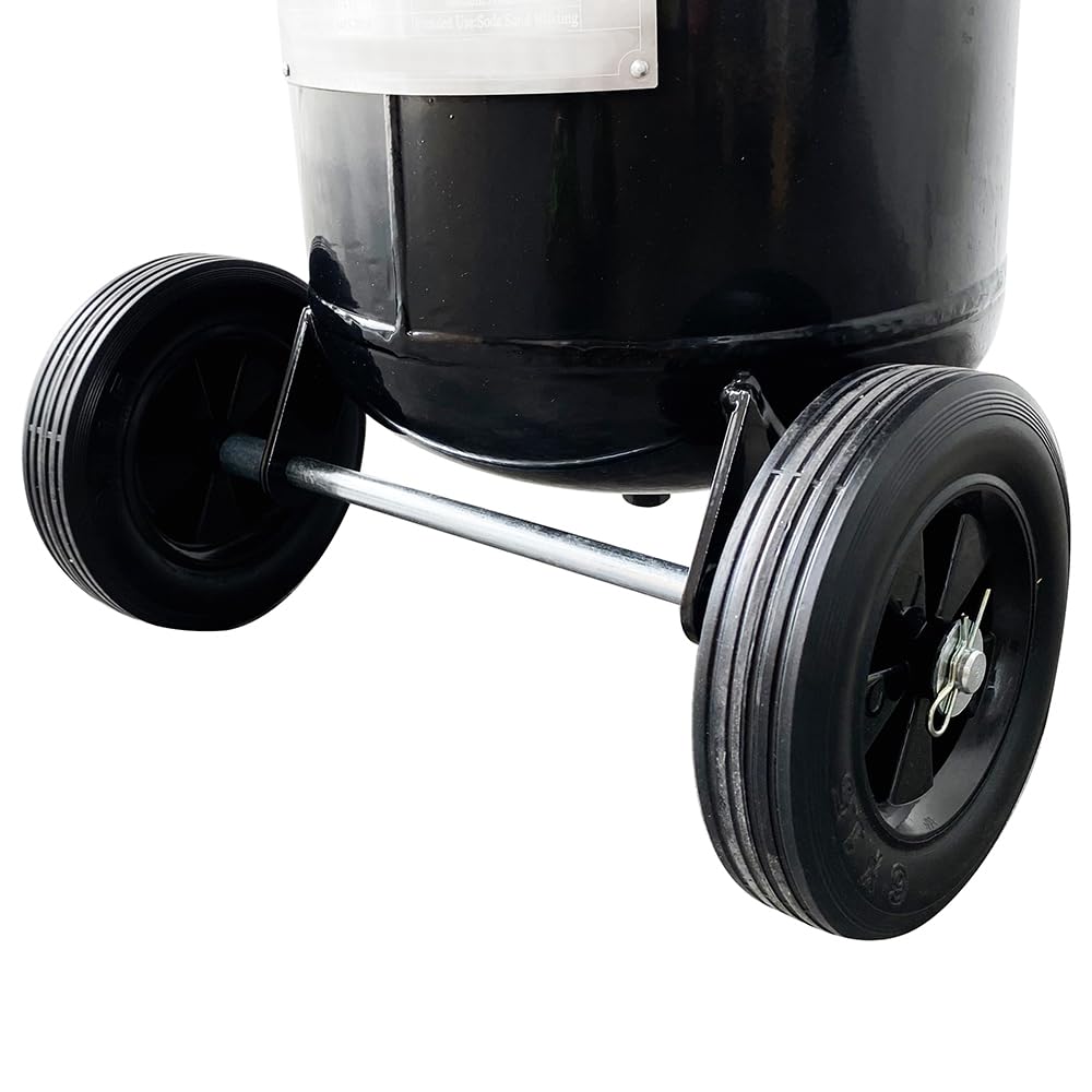 SOGI SPS-7 Sabbiatrice portatile a bicarbonato di sodio - 26.5 L (7 galloni) - 6.2 bar - uso esterno e interno (Sabbiatrice + 25 kg di bicarbonato di sodio)