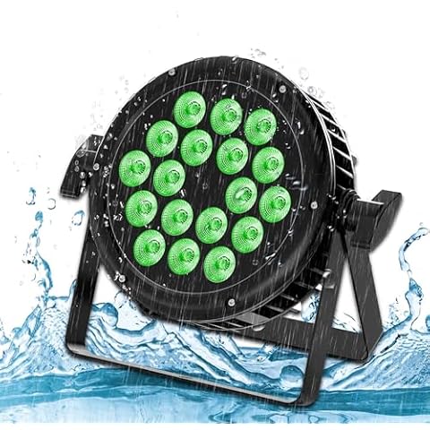 HOLDLAMP RGBW Waterproof Par Light with DMX512 Cover