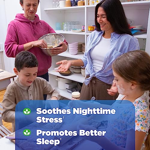 Natrol Relax+ Night Calm Daily Stress Relief Gummies, Berry Flavored Dietary Supplement, Drug Free, 50 Gummies (Packaging May Vary) #TOP3