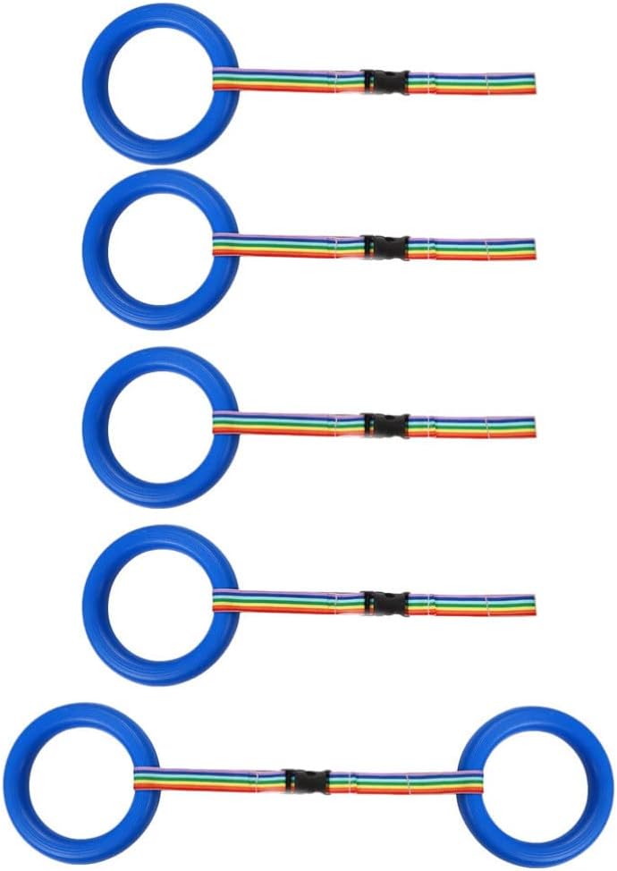 Daycare Supplies 6pcs Children Safety Walking Rope with 6 Handles Colorful Walking Rope Outdoor Safety Rope for Preschool Nursery Daycare Kindergarten Toddler Leash