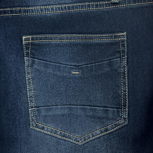 Ethanol Mens Super Comfy Straight Stretch Knit Jersey Denim Five Pocket Jean3