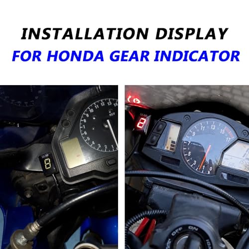 Indicador de marchas para Honda CBR600RR y CB500X: evita errores de marcha con pantalla impermeable 3