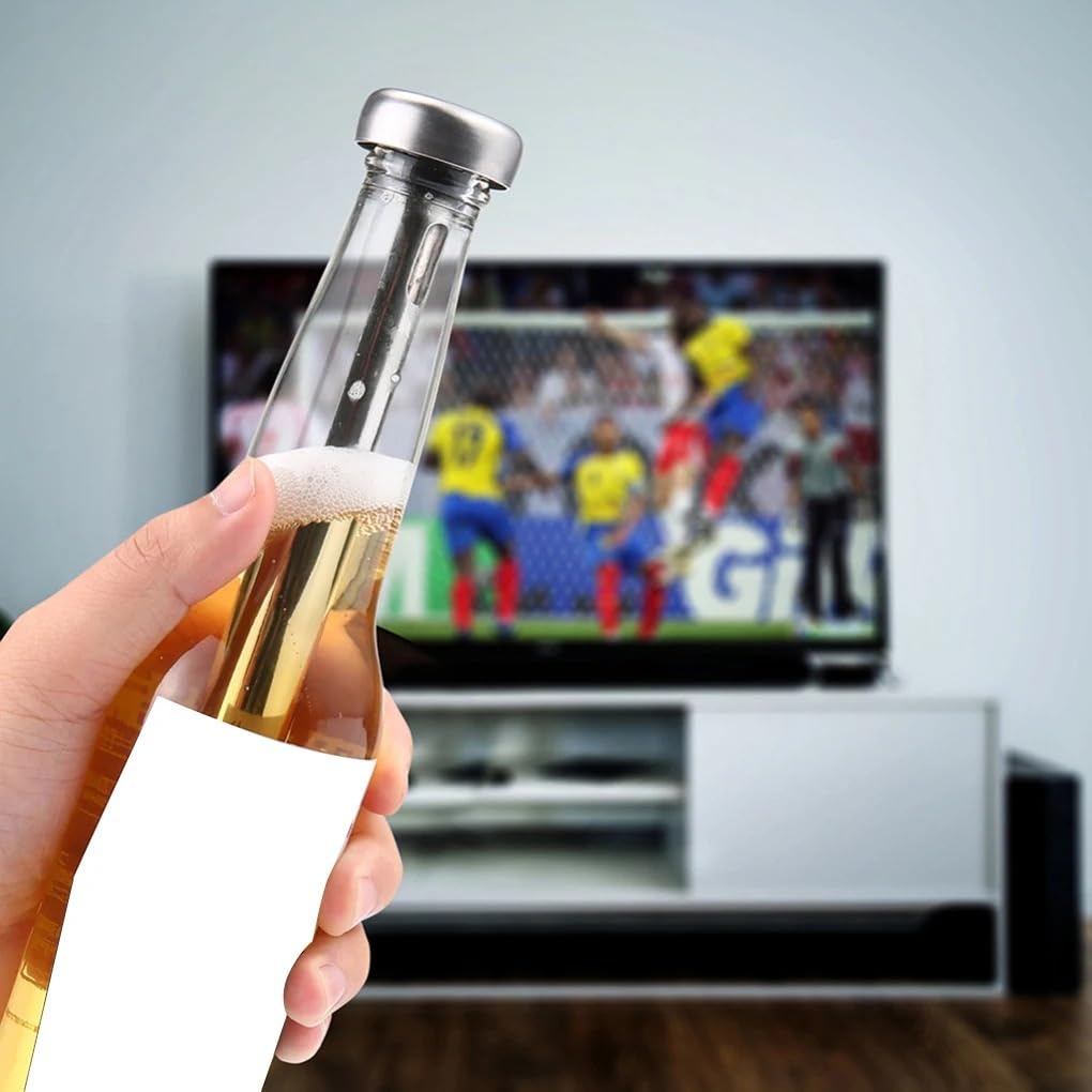 Funda enfriadora 2 Barras enfriadoras de Cerveza de Acero Inoxidable 304 para Whisky, Vino, Utensilios de Cocina Enfriador de Vino