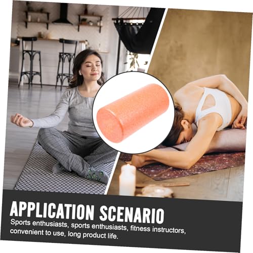 Yoga Massage Roller Foam Cylinder Epp Material 30x15cm Orange Muscle Relaxing Roller para Fitness y Yoga Therapy miniatura 3