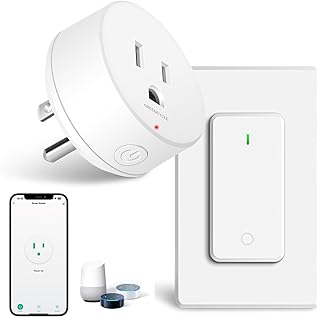 GreenCycle WiFi Smart Plug with Remote — 15A/1500W, Alexa & Google Home (Tuya)