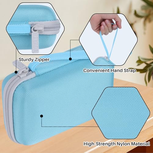 Funda rígida para cámara instantánea Kodak Printomatic azul y blanca miniatura 5