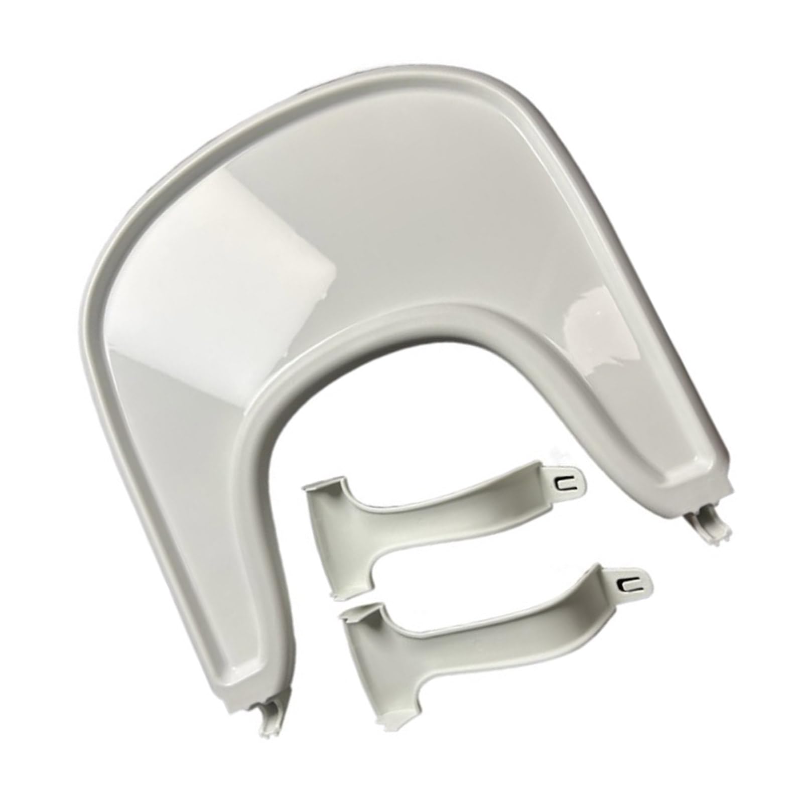 Plateau de chaise haute coloré - Set de table en ABS pour chaise haute - Solution de salle à manger sans danger pour les enfants
