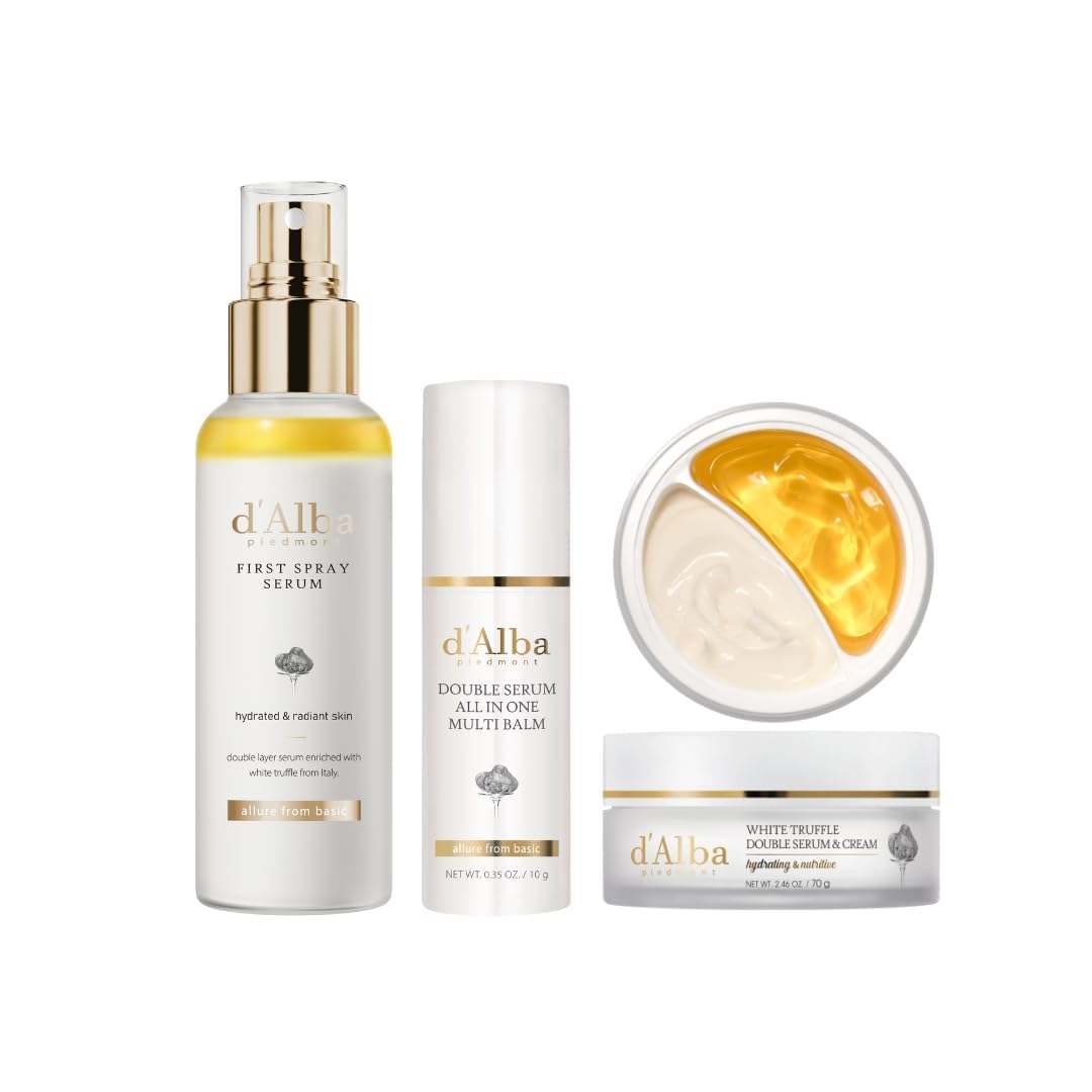 d'Alba First Spray Serum(100ml) + Double Sérum Multi-Baume + Double Sérum et Crème
