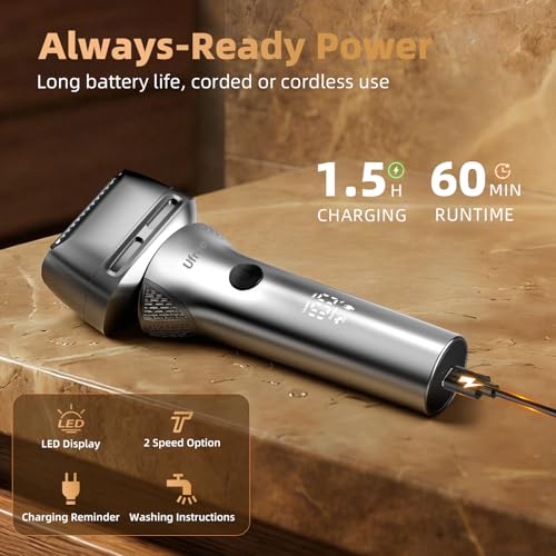 50% Off Ufree Foil Shaver for Men – Smooth & Wet/Dry Use - Image 7