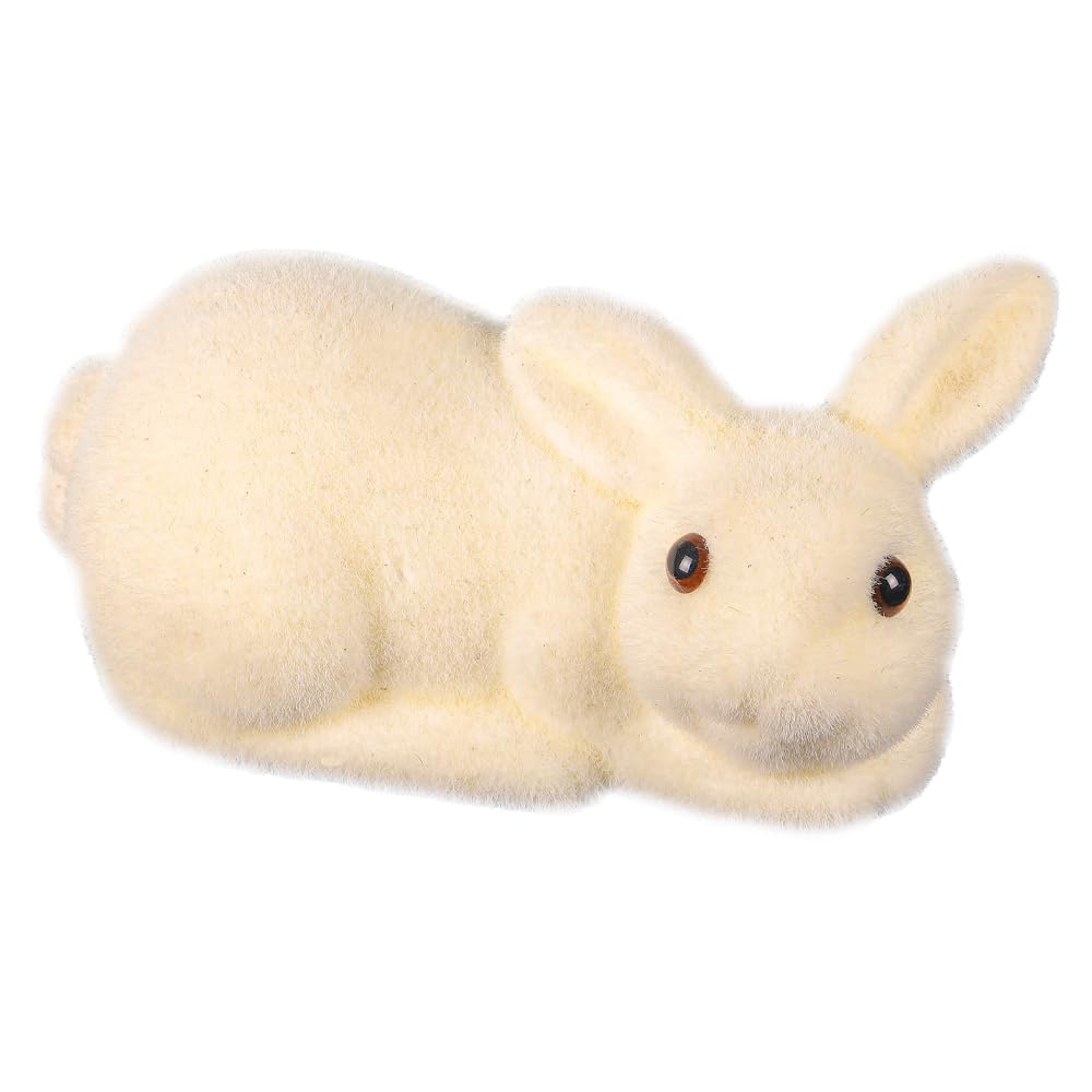 Yatai Decor Foam Sitting Bunny Easter Table Decorations Centrepiece - 30Cm Moss Rabbit Figure - For Easter, Kids Birthday, Mad Hatter Tea Party, Alice in Wonderland Theme