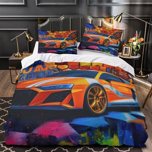 Parure de lit sport ultra douce en microfibre résistante 3D