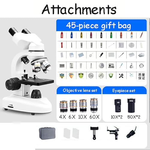 Microscope à composé binoculaire 4 objectifs pour des observations nettes sans fatigue