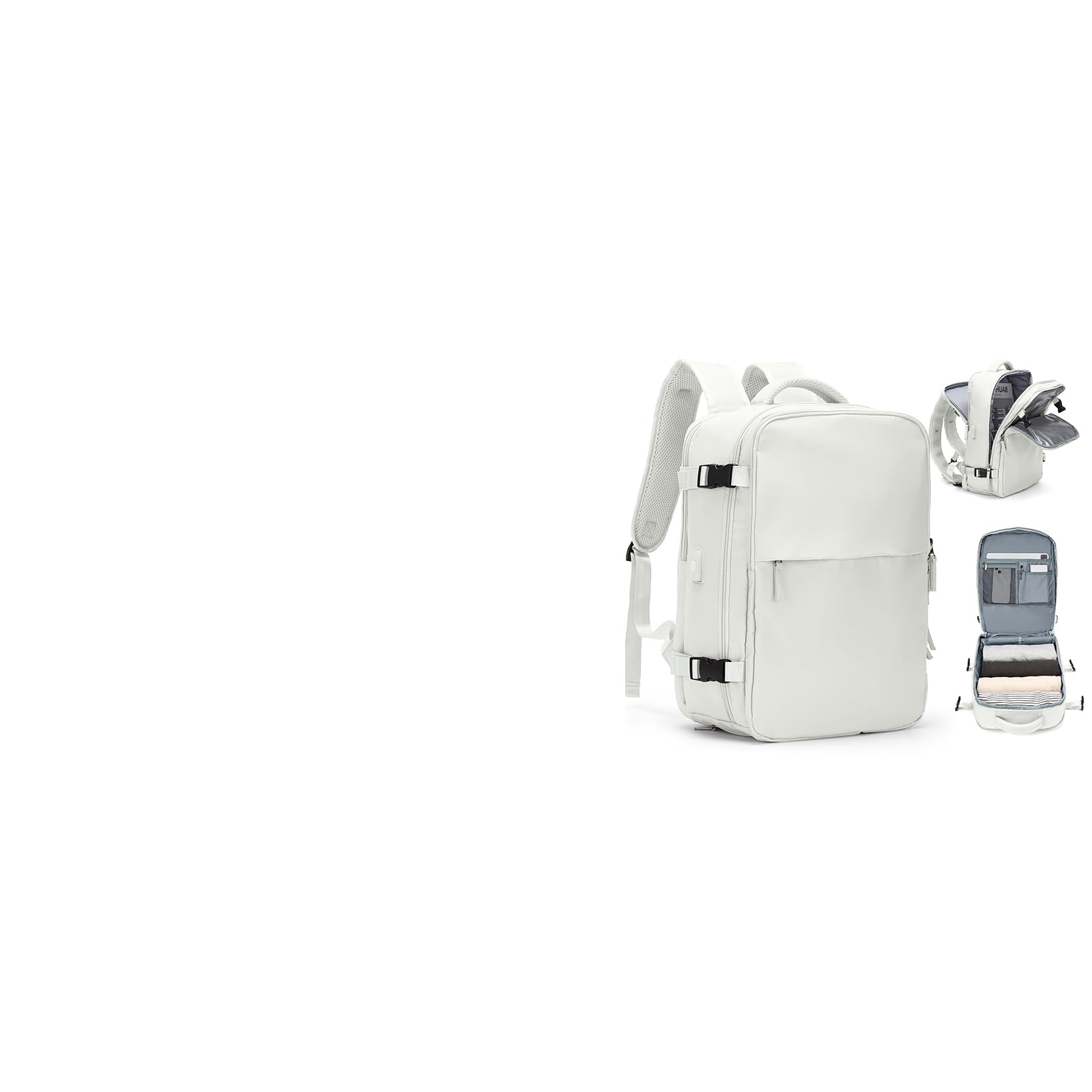 Zaino Bagaglio a Mano Ryanair 40x20x25 Zaino Aereo Borse da Cabina per Easyjet 45x36x20 Zaino da Viaggio donna con porta ricarica USB, Borsa da Viaggio aereo Zaino Computer Impermeabile Casual Daypack
