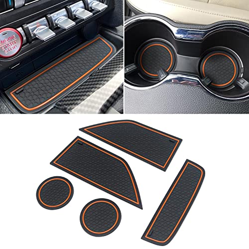 Image of Cup Holder Inserts for Ford Mustang Accessories 2015-2020 2021 2022 2023