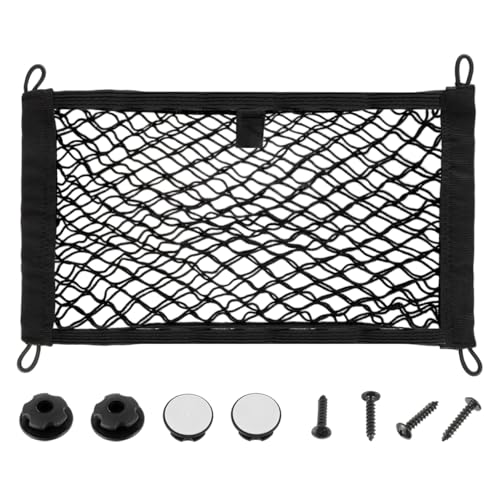 JAMHER 17.7'' x 9.8'' Universal Elastic Cargo Net Pocket with