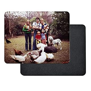 Tapis de Souris Aspect Cuir Paul McCartney et sa Famille Beatles Rock Pop Star – 22 x 18 cm - Les Beatles, Paul McCartney, John Lennon, RIngo Starr, George Harrison Tapis de Souris Aspect Cuir Paul McCartney et sa Famille Beatles Rock Pop Star - 22 x 18 cm – Image 2