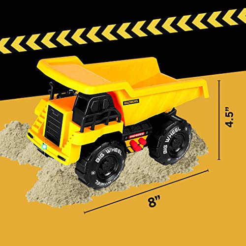Friction Powered Construction Truck Set with Sound and Lights, Play Vehicles Tractor Set for 3 4 5 6 7 Years Old Child Kids Boys and Girls, Bulldozer, Dump, Excavator Toy - Thumbnail 3