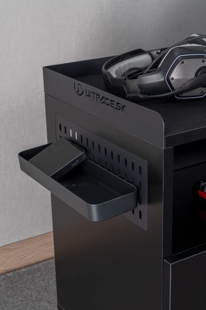 ULTRADESK Crate Computerschrank Schreibtisch Schrank – Büro Tisch mit Rollen – Printer Table – Drucker Tische – PC Schrank – Sekretär Schrank – Schreibtisch mit Schrank