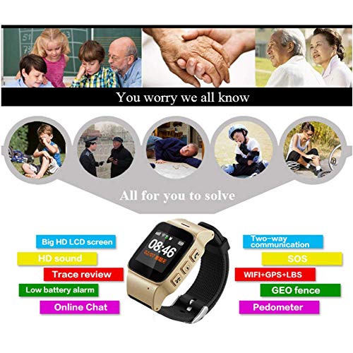 LYWLJG Kinder Smart Watch Phone, LBS Tracker Smart Watch für Kinder 3-12 Jahre Alten Jungen Mädchen SOS-Kamera Slot Touchscreen-Spiel Outdoor-Aktivitäten Spielzeug Childrens Day Geschenk