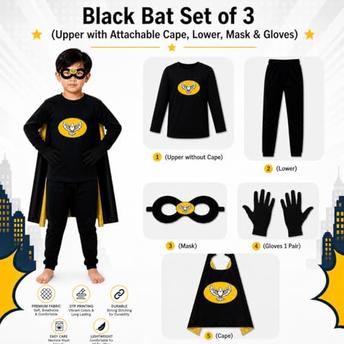 Image of superhero costumes for kids | Blue Red Full Sleeve T-Shirt & Track Pants | Kids Fancy Dress for Birthday Party, School Function for age group 3 to 8 yrs