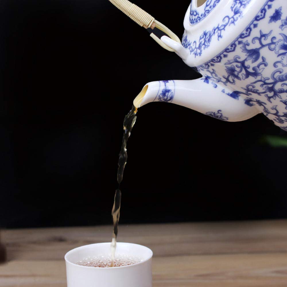 Czajniczek Zaparzacz Do Herbaty Czajniczek Ekspres Do Herbaty 750Ml Niebieski I Biały Porcelanowy Czajnik Herbata Top Artist Design Ceramic Handmade Piasek Pulk Kung Fu Herbata Zestaw Puer Czajnik
