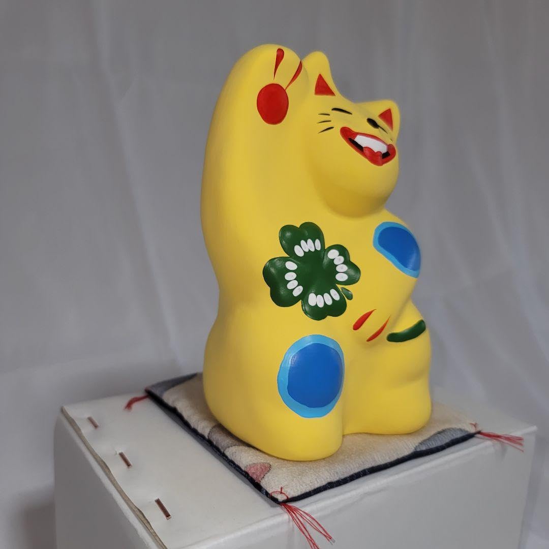 湯布院 輪葉葉 招き猫 ふく猫 大猫 開運 金運 招福 かわいい 希少 人気