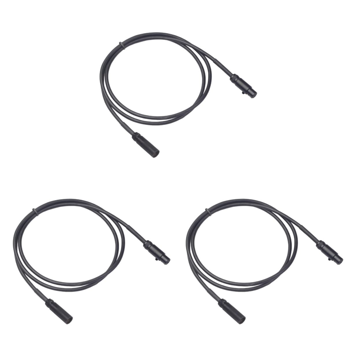 ibasenice 3piezas Cable De Extensión De Mini Xlr Macho Hembra Para Micrófono Compatible Cámaras De Vídeo y Dslr Diseño Flexible y Resistente Alta Fidelidad y Durabilidad