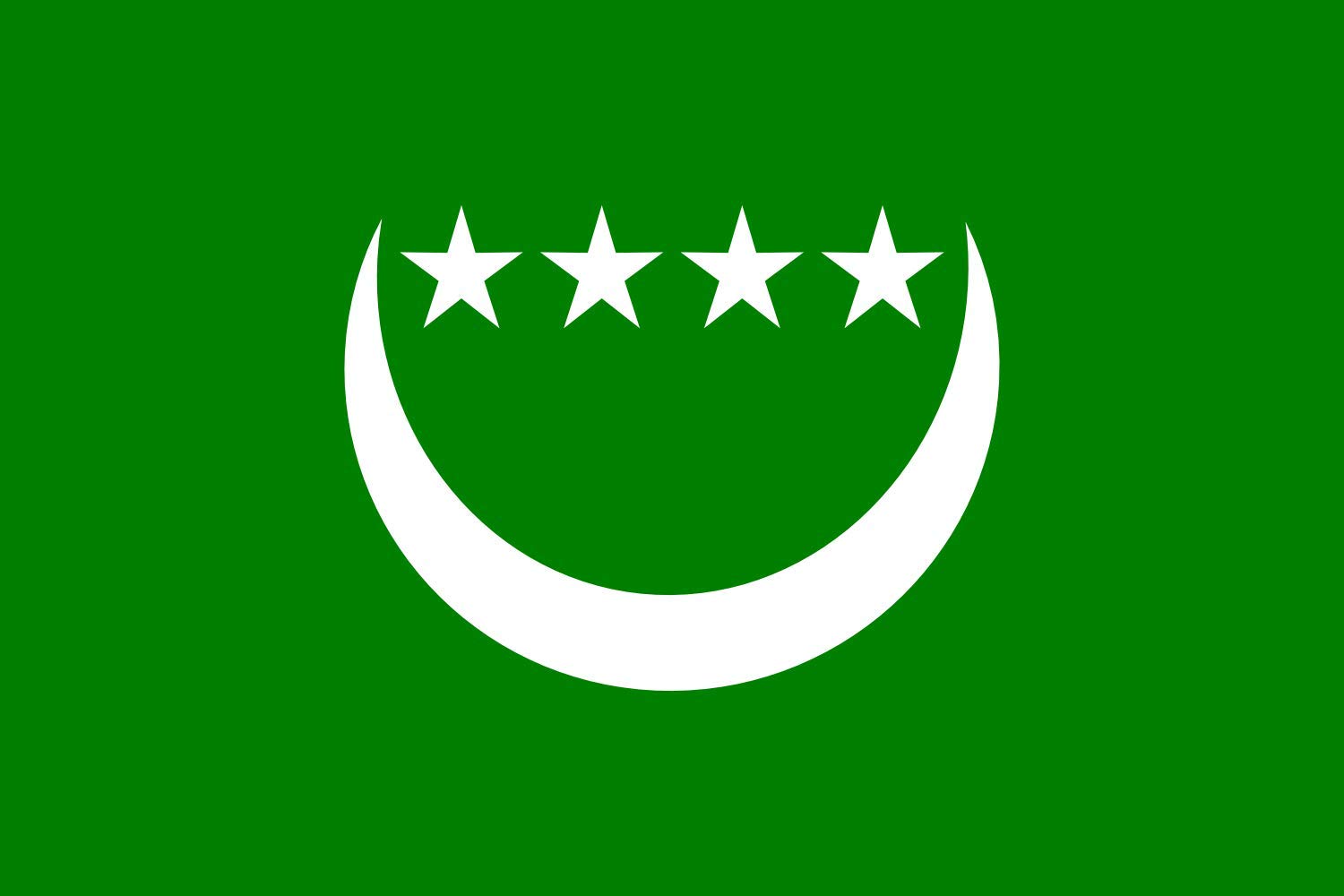 Drapeau Large Comoros 1992 grand pavillon historique en tissu résistant