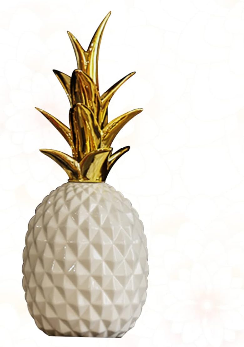 ABOOFAN Realistic Pineapple Ornament Home Decor Table Decor Fruit Pineapple Craft for Kitchen Table