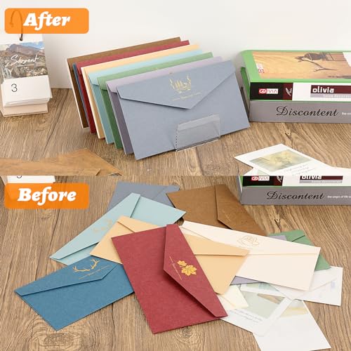 TOLIDA 2Stück Transparentes Geld Organiser, Kosmetikorganiser aus Acryl Paletten Halter mit 7 Fächern für Lidschatten, Concealer, Erröten Bargeld als Schminkaufbewahrung Geldhalter