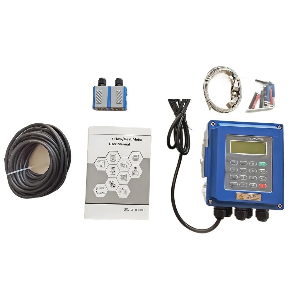 TUF-2000B-TS-2, Water Flow Meter, TS2 Sensor (DN25-100mm), Wall Mounted Digital Liquid Flowmeter, with RS485 4-20mA