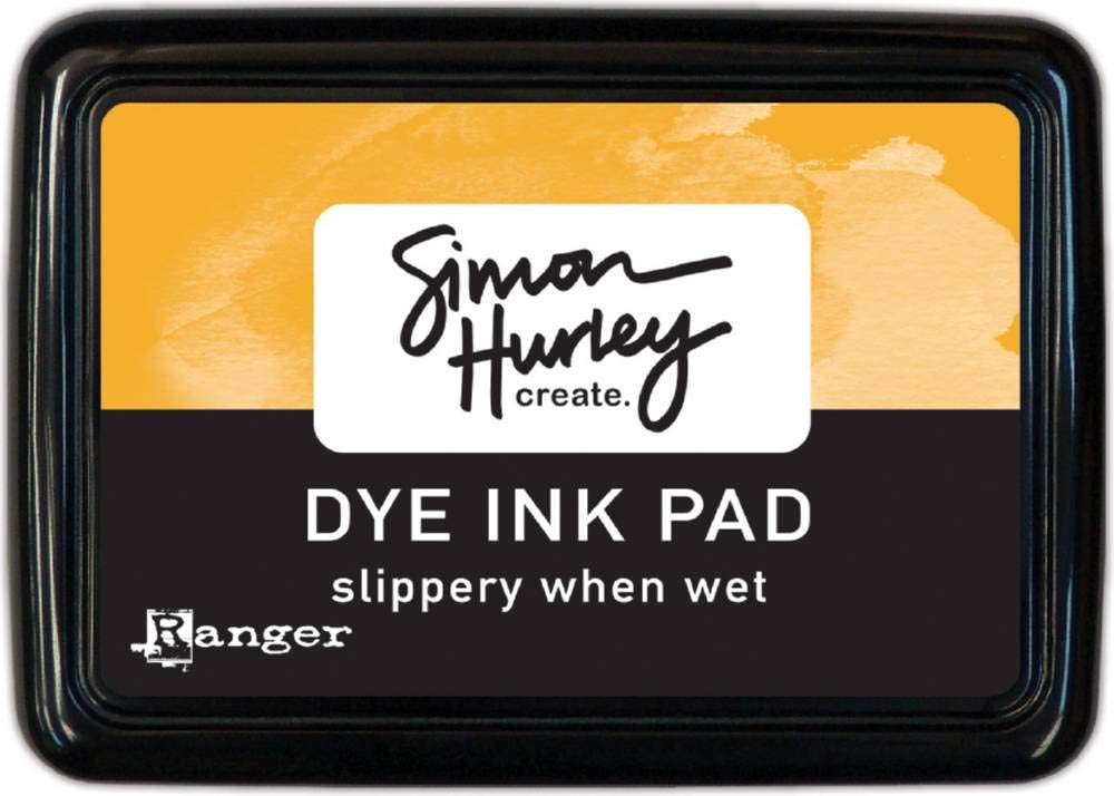 RangerHUP-67153 Simon Hurley Create. Dye Ink Pads Slippery When Wet, 2.75 x 3.75