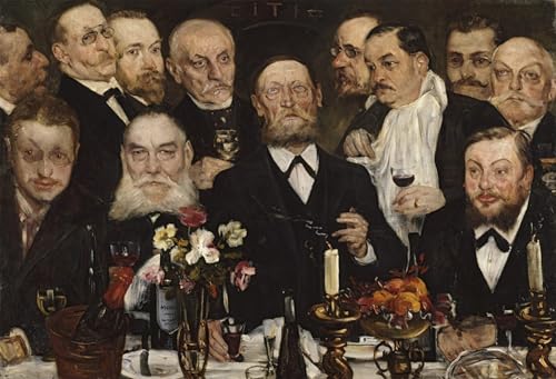 Art Poster les Frères de la Loge Lovis Corinth Impression Premium