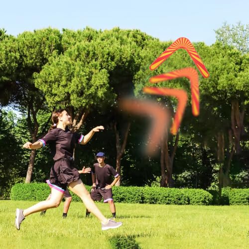 Toddmomy Boomerang de Madera para Adultos Deportes al Aire Libre Juego de Vuelo de Retorno miniatura 7