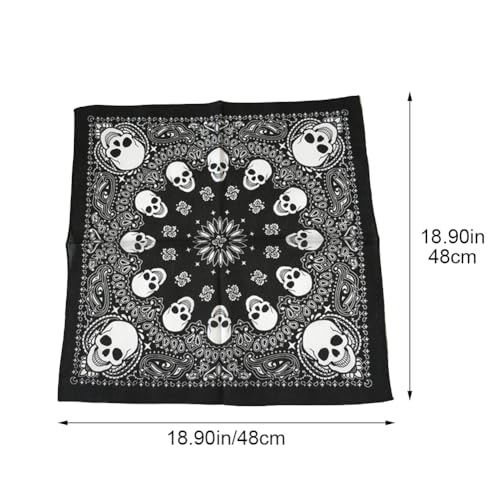 Cotton Head Scarves Large Hip Hop Head Scarf Beach Hair Bandanas Cotton Hair Accessories for Women Men3