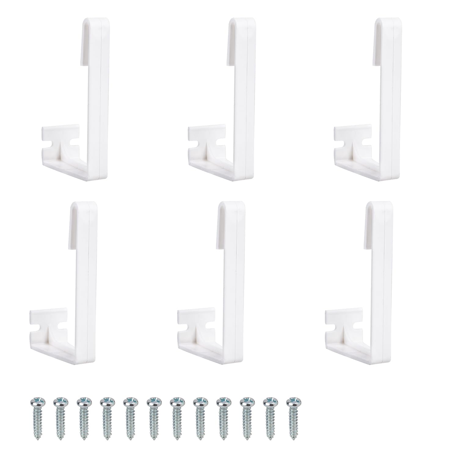 Shower 4pcs RV Curtains Holders, Plastic Camper Curtain Track Clips With  Screws Side Curtain Hook Hold Down RV Side Curtain Retainer Holdbacks  Accessories For Inside RV Windows Curtains Curtain Clips, image size:1500x1500