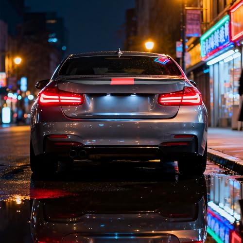 Aileron de voiture en ABS adhésif et réglable sans perçage