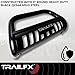 TrailFX B0029B Bull Bar Fits Chevrolet Colorado 2015-2022 Tubular 3 Inch Black Powder Coated Steel, with Skid Plate, Holes for Optional Lighting