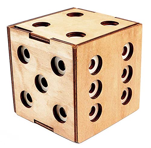 Logica Spiele Art. Würfel Geheimbox - Geheimschachtel - Schwierigkeit 5/6 Unglaublich - Geschenkbox - Denkspiel - Knobelspiel - Leonardo da Vinci Kollektion Cover