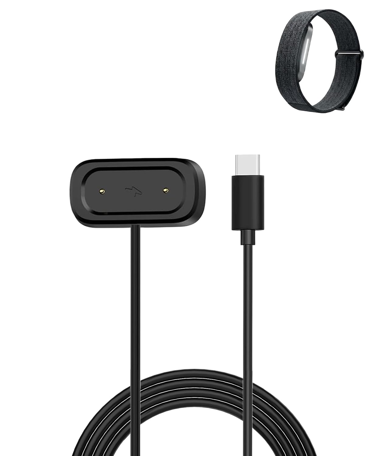 Charger for Hume Band 2.0,Magnetic USB-C Charging Cable,Fast Charging Replacement Adapter for Home,Office,Travel (Black)