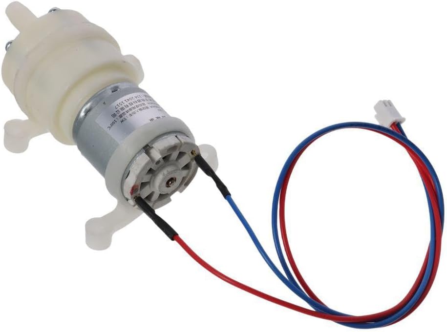Self Priming Diaphragm Fresh Water Transfer Pump 1.3LPM, Replacement DC 12V Pump for Ice Maker, Water Dispenser
